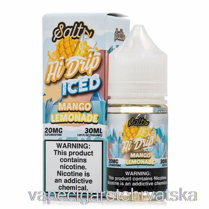 Vape Cigareta Ledena Limunada Od Manga - Soli Za Kapanje - 30 Ml 50 Mg